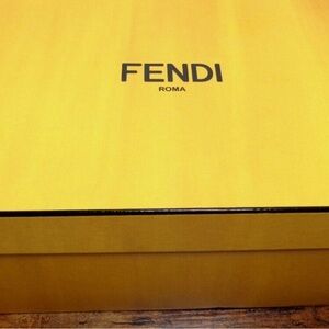 Fendi Yellow Logo Gift Box